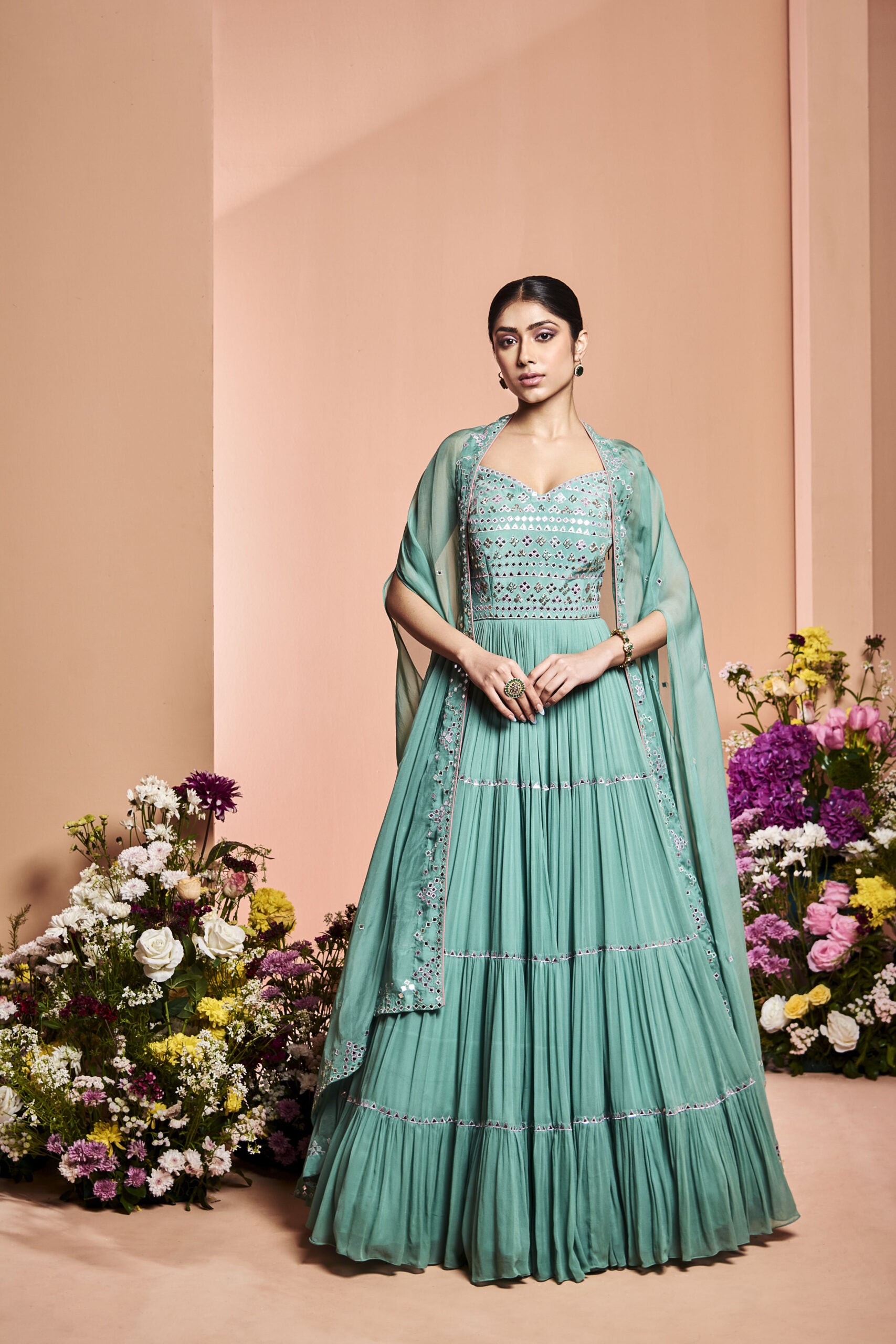 AD10 NK/SS021 Aqua Blue Tiered