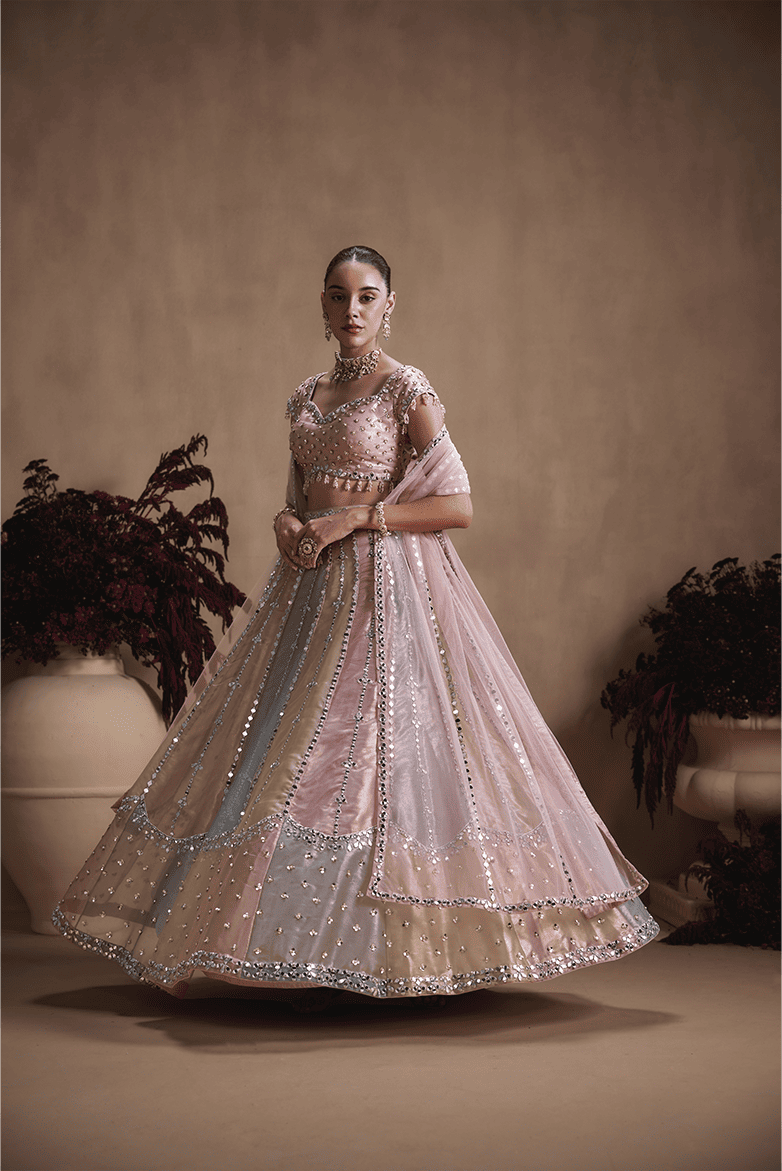 Pastel Prism Lehenga Set