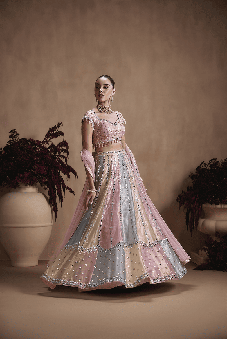 Pastel Prism Lehenga Set