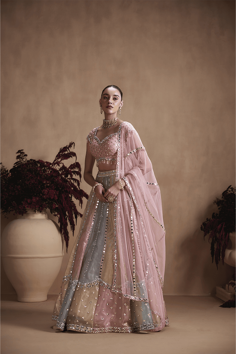 Pastel Prism Lehenga Set