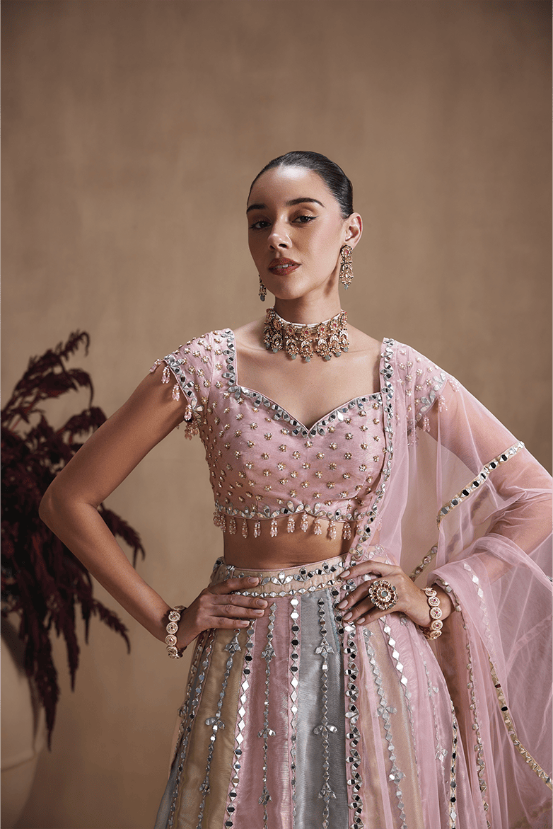 Pastel Prism Lehenga Set