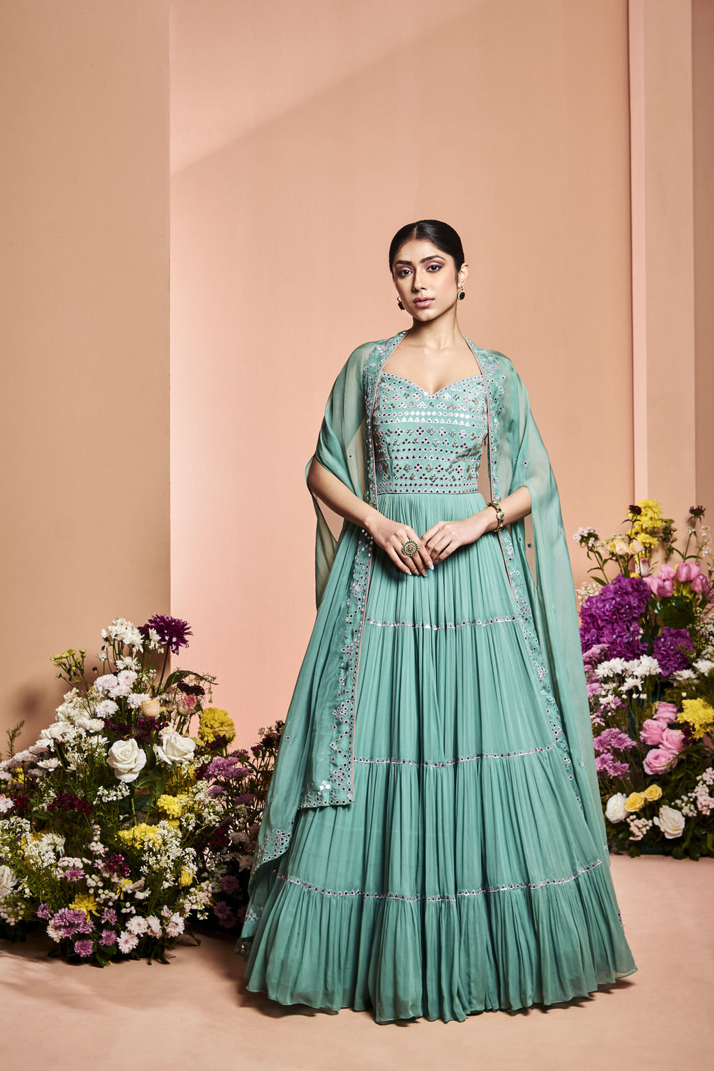 AD10 NK/SS021 Aqua Blue Tiered